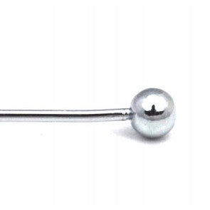 Collar Bar Alfiler de Cuello Steel Rounded End Model II
