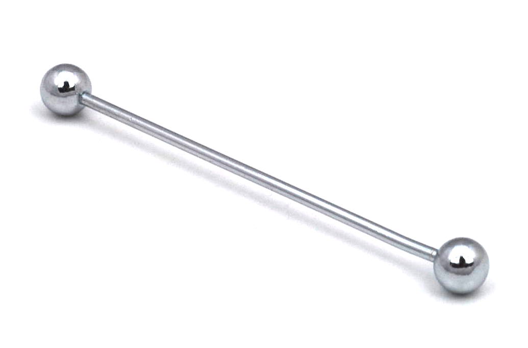 Collar Bar Alfiler de Cuello Steel Rounded End Model II
