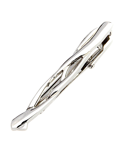 Pasador de Corbata Interlaced Steel Arms