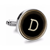 Gemelo de Camisa Magglass Boton de Maquina de Escribir Letra Letter D Medio Par