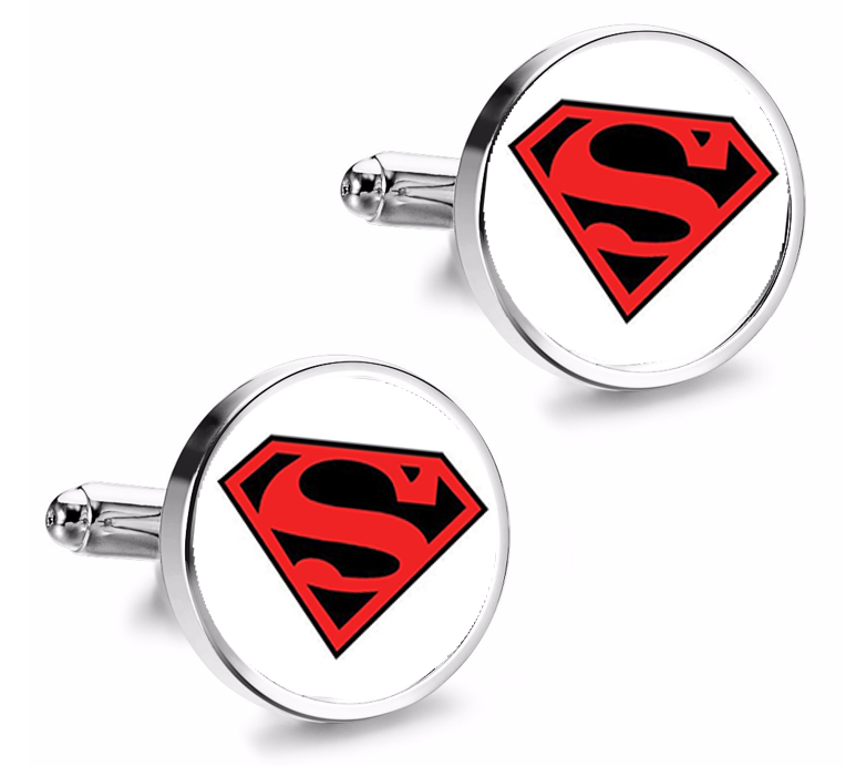Gemelos de Camisa Magglass Superboy Logo