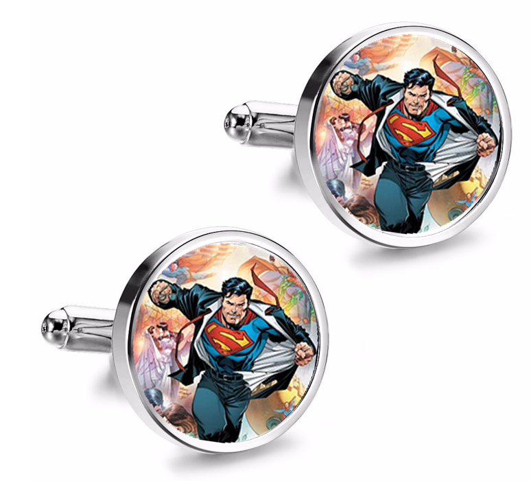 Gemelos de Camisa Magglass Superman Acción