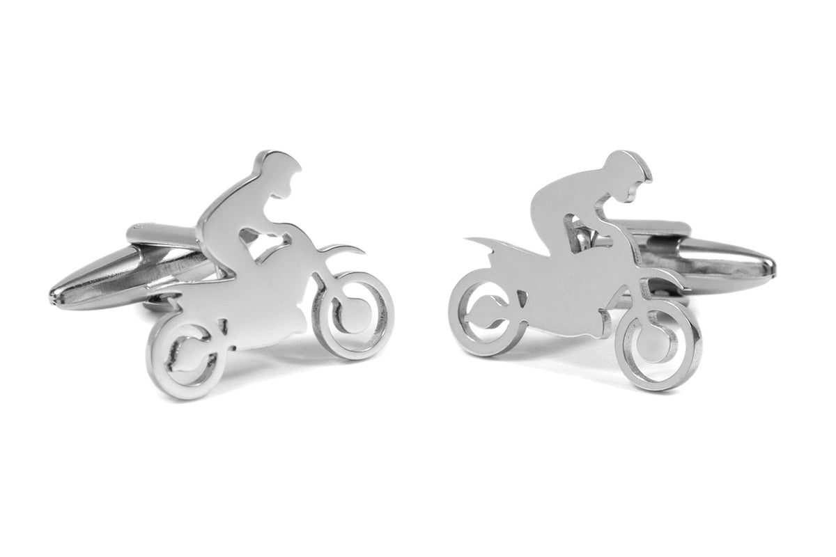 Gemelos de Camisa Motero Acero Inoxidable