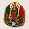 Parche Virgen de Guadalupe Mexico Hook and Loop 8 x 10 cm