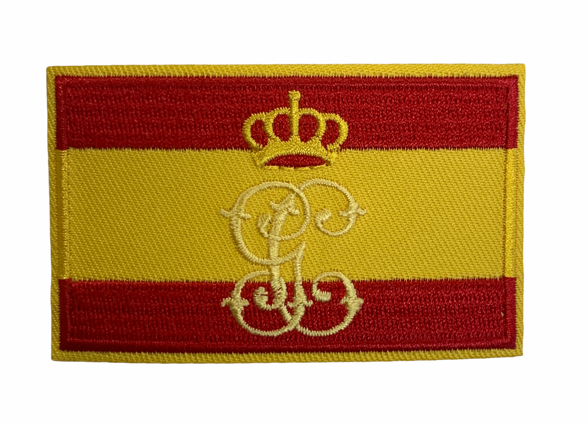 Parche Bandera de España Guardia Civil Escudo Cifra 8x5 cm