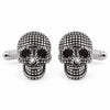 Gemelos para camisa Calavera Black and Steel Dotted