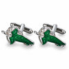Gemelos de Camisa Hoja de Lorien Esmaltada 2,7 x 1,6 cm