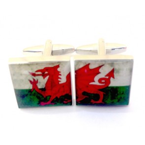 Gemelos Bandera Gales Wales Distressed
