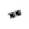Gemelos Black Stone Plated Engarced II