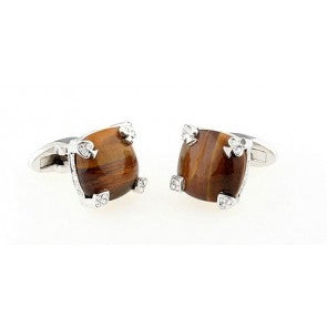 Gemelos Brown Stone Poker Engarced