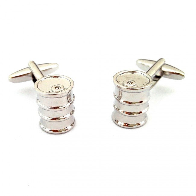 Gemelos de camisa barril de petroleo oil drums cufflinks