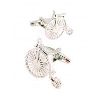 Gemelos de camisa Bicicleta Antigua Acero
