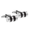 Gemelos de Camisa Black and Steel Cilinder