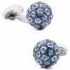 Gemelos de Camisa Blue Infinity Ball