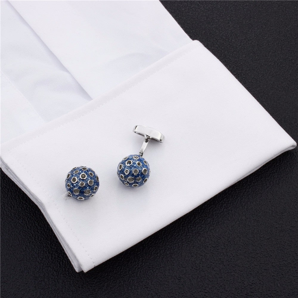 Gemelos de Camisa Blue Infinity Ball