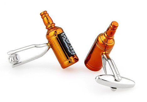 Gemelos de Camisa Botella de Whiskey