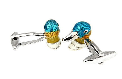Gemelos de Camisa Cabeza de Pato Esmaltado