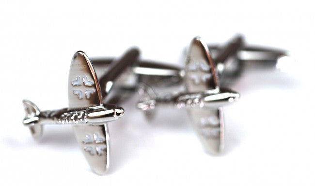 Gemelos de Camisa Caza Aleman IIWW Messerschmitt BF109