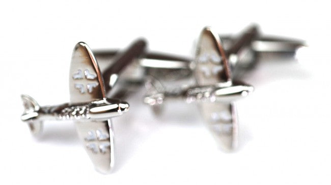 Gemelos de Camisa Caza Aleman IIWW Messerschmitt BF109