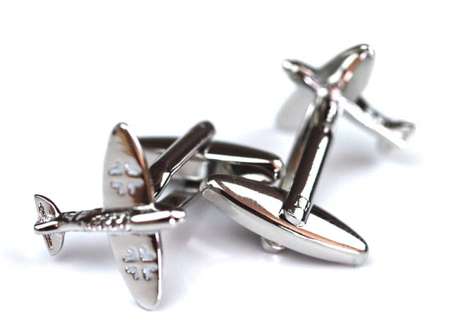 Gemelos de Camisa Caza Aleman IIWW Messerschmitt BF109