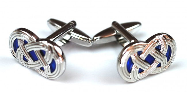 Gemelos de Camisa Celtic Blue Design Cufflinks