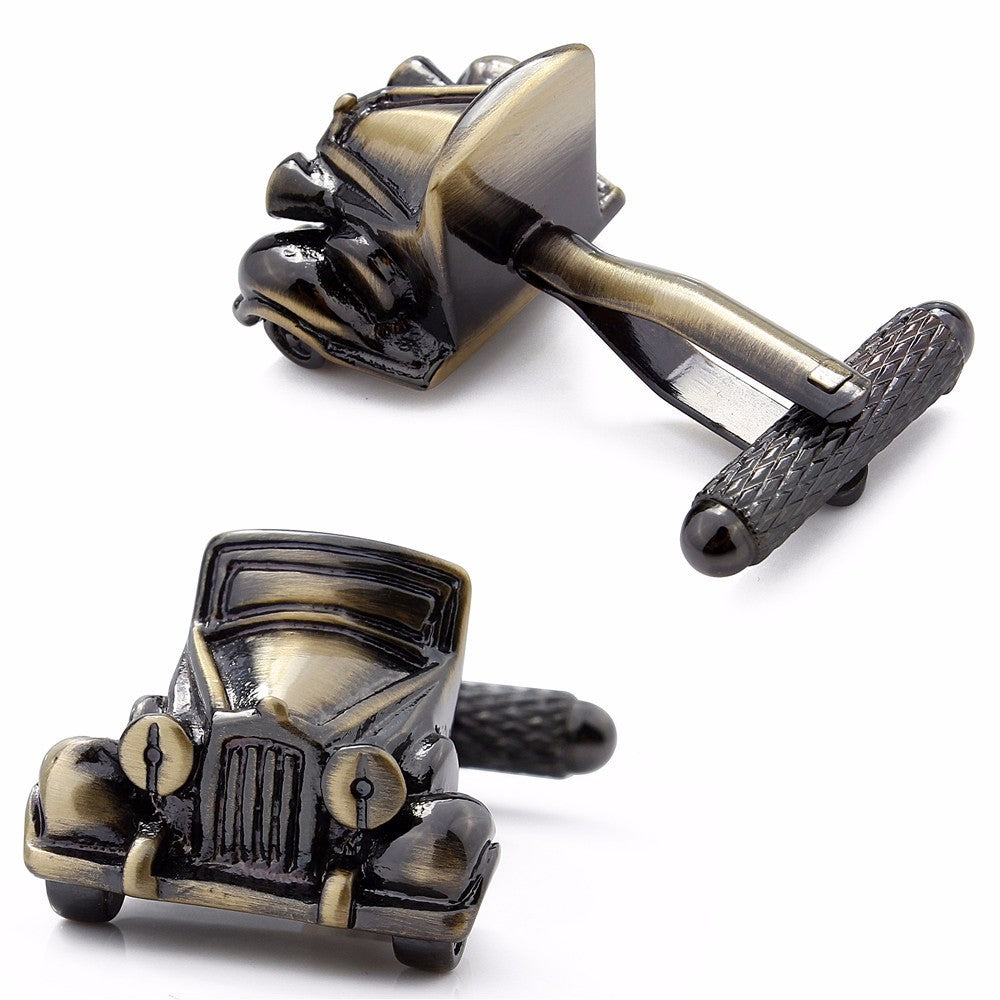 Gemelos para Camisa Coche Antiguo Bronze