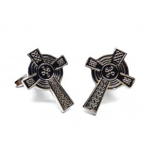 Gemelos de Camisa Cruz Celta Esmaltada