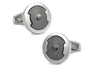 Gemelos de Camisa DAM Dotted Hexagon in Steel 20mm