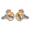Gemelos de Camisa de Equipo de Fútbol Madrileño en Metálico 1,8cm