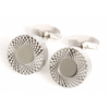 Gemelos de Camisa Destiny Rounded in Steel