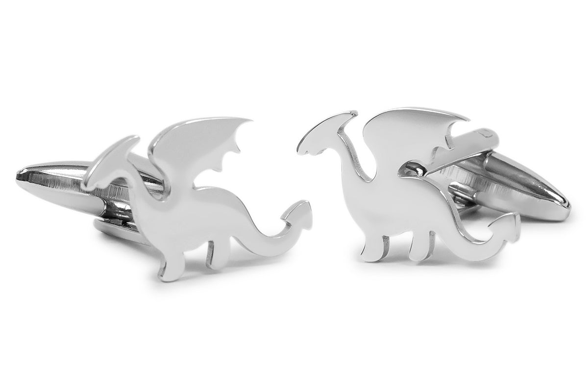 Gemelos de camisa Dragon Acero Inox 20 mm Gemelolandia