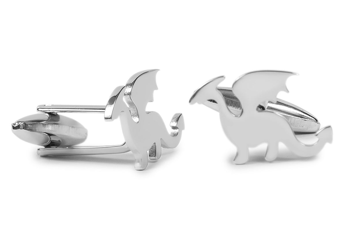Gemelos de camisa Dragon Acero Inox 20 mm Gemelolandia
