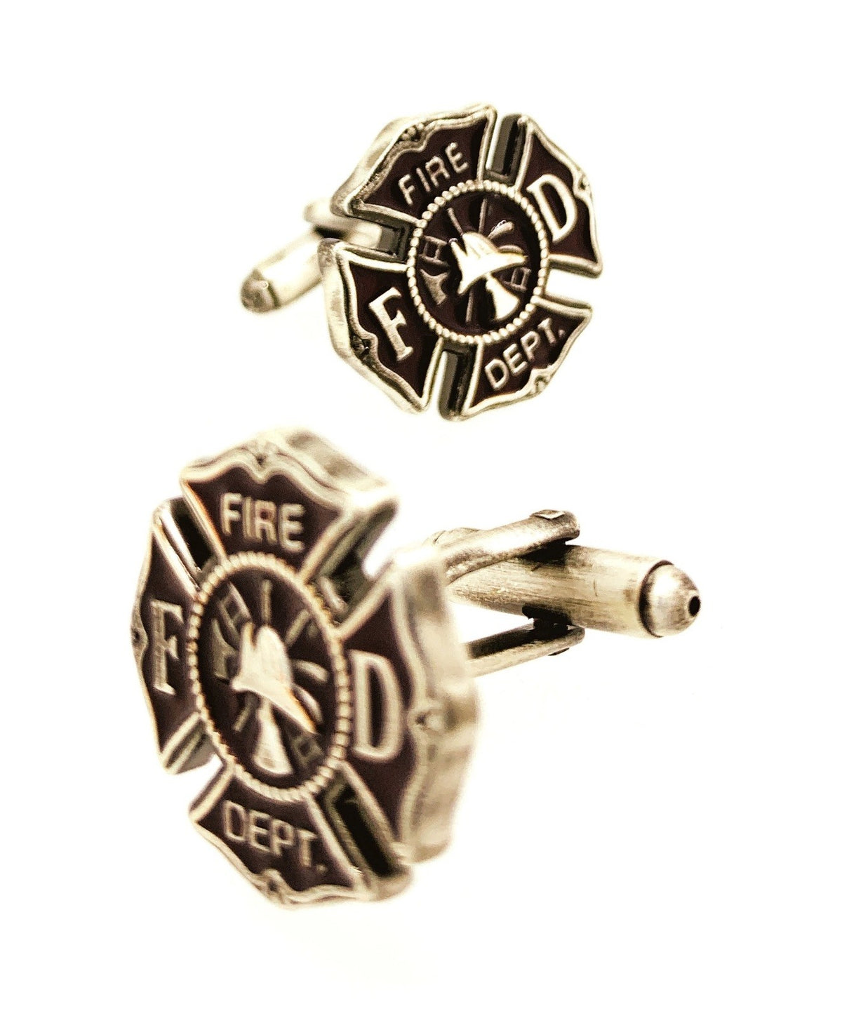 Gemelos para camisas Emblema Bombero Plated