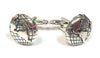 Gemelos para Camisa Globo terraqueo plated