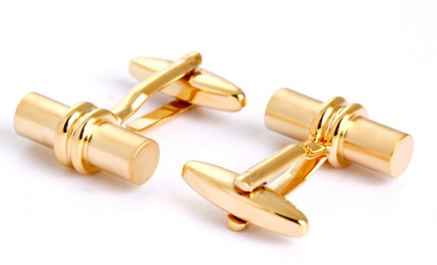 Gemelos de Camisa Golden Desing Cilinder