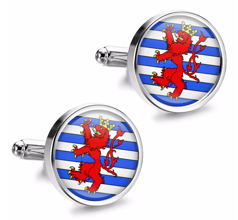 Gemelos de Camisa Magglass Banderas Regiones Belgica Luxembourg