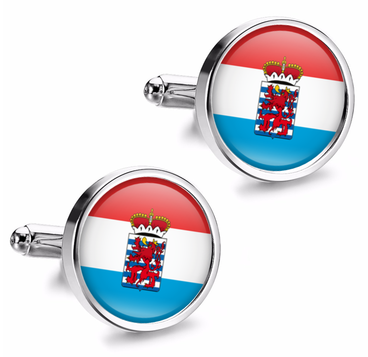 Gemelos de Camisa Magglass Banderas Regiones Belgica Luxembourg mod 2