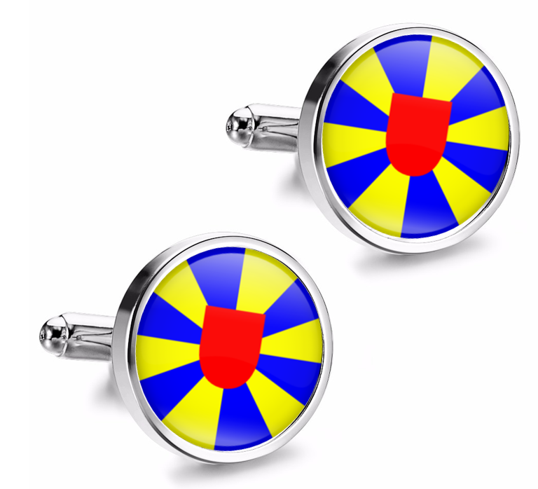 Gemelos de Camisa Magglass Banderas Regiones Belgica West Flanders