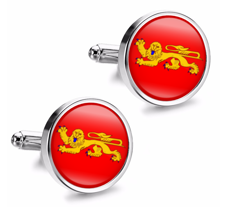 Gemelos de Camisa Magglass Banderas Regiones Francia Aquitaine
