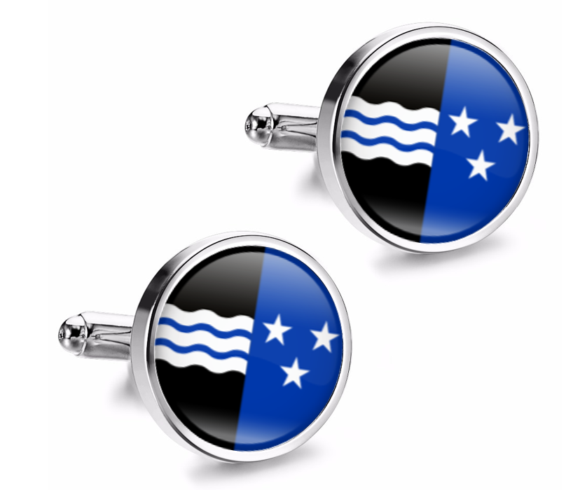 Gemelos de Camisa Magglass Banderas Regiones Suiza Aargau