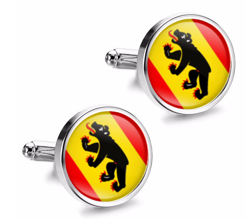 Gemelos de Camisa Magglass Banderas Regiones Suiza Bern