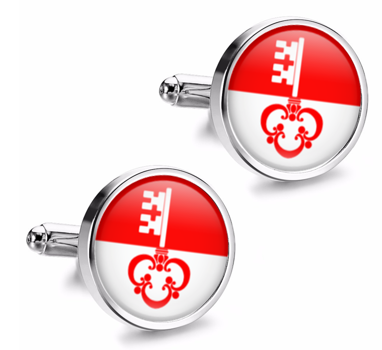 Gemelos de Camisa Magglass Banderas Regiones Suiza Obwalden