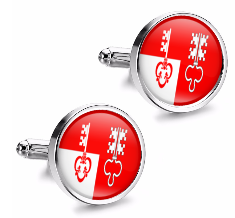 Gemelos de Camisa Magglass Banderas Regiones Suiza Unterwalden