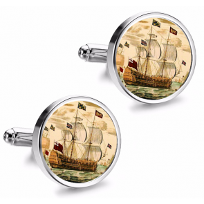 Gemelos de Camisa Magglass Barcos Nº4 16mm