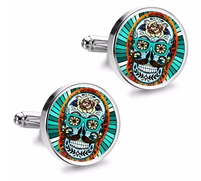 Gemelos de Camisa Magglass Calavera Catrina Nº19 16mm
