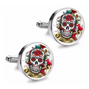 Gemelos de Camisa Magglass Calavera Catrina Nº23 16mm