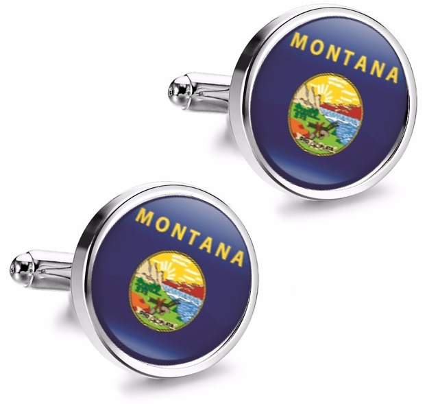 Gemelos de Camisa Magglass Estado Montana 16mm
