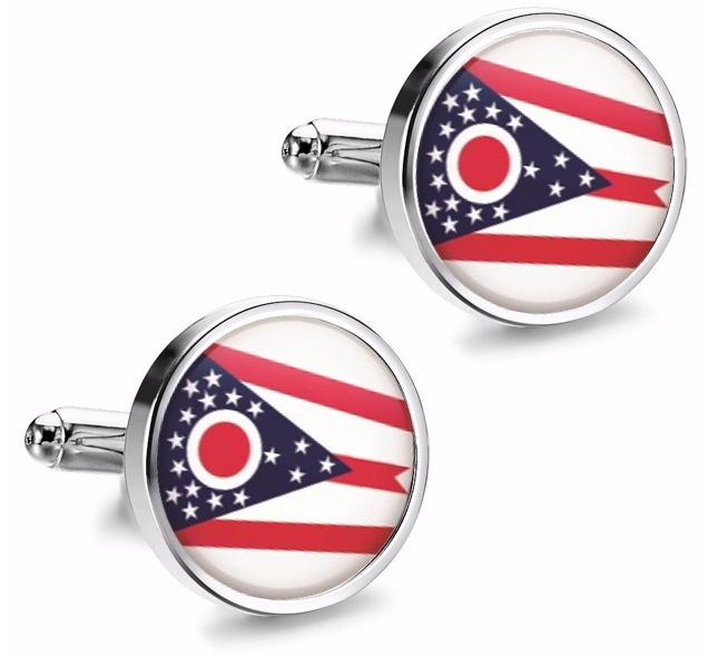 Gemelos de Camisa Magglass Estado Ohio 16mm