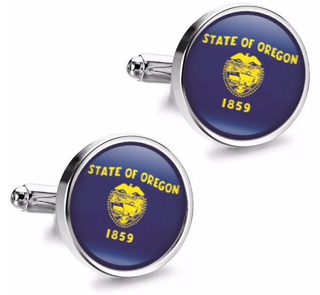 Gemelos de Camisa Magglass Estado Oregon 16mm