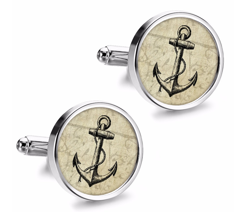 Gemelos de Camisa Magglass Nautico Ancla Nº25 16mm